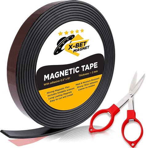 Best Magnetic Tape Extra Strong Premium Grade Magnet Strips With 3M ...