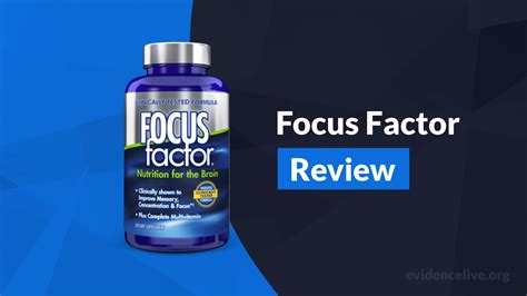 Focus Factor Review 2023: Ingredients, Benefits & Side Effects - EvidenceLive