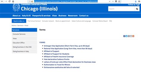 5 Easy Steps to Apply for Italy Schengen Visa at Italian Consulate in Chicago, Illinois - Visa ...