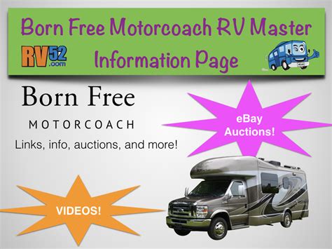 Born Free RV Information Page