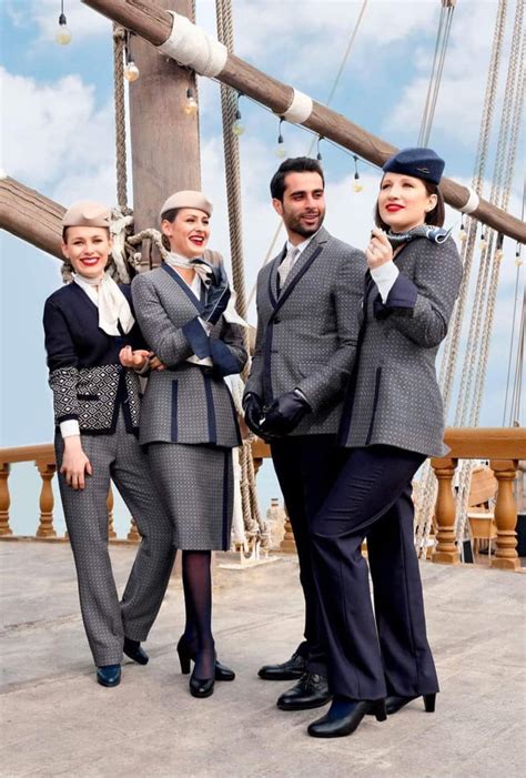 Kuwait Airways unveils its new crew uniform designed by Italian Fashion Designer Ettore Bilotta