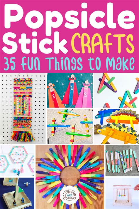 Popsicle Stick Crafts: 35 Fun Things For Kids To Make & Do