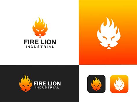 Fire+Lion logo by Anamul Hoque Forhad on Dribbble