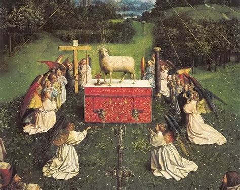 The Ghent Altarpiece or Adoration of the Mystic Lamb