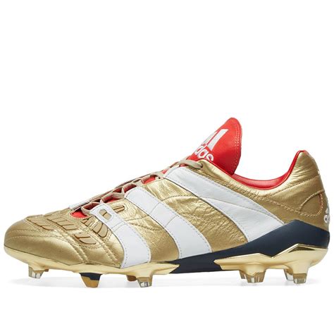 Adidas Consortium Beckham x Zidane Predator Accelerator FG ZZ Gold Metallic & Core Black | END.