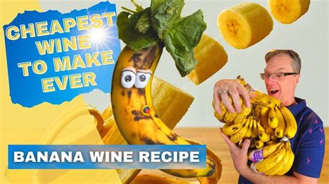 How to Make Wine from Fruit - Banana Wine Recipe - Cheapest Wine Ever ...