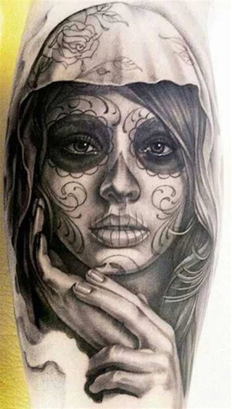 Best 24 Day Of The Dead Tattoos Design Idea For Men and Women - Tattoos ...