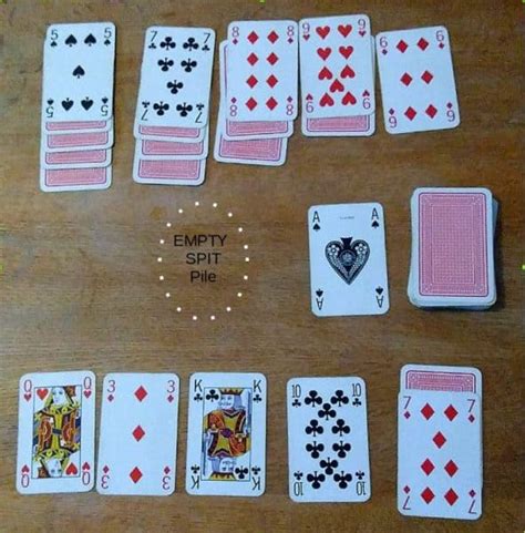 Spit Card Game, two-player rules with Printable - What Game Works...