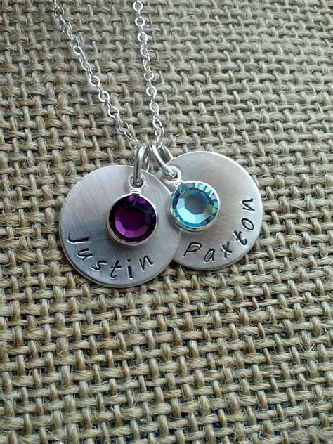 Mothers Necklace with Names Mom Necklace Personalized 2 | Etsy