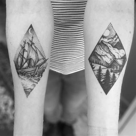 Rainbow triangle tattoo - Tattoogrid.net