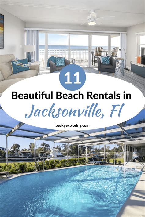 11 Beautiful Beach Vacation Rentals in Jacksonville, FL - Becky Exploring