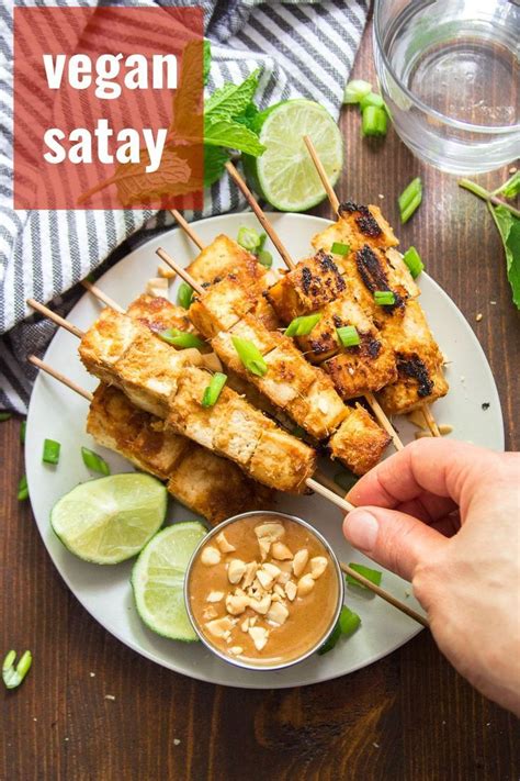 Vegan Satay | Vegan dinner recipes easy, Vegan dishes, Satay