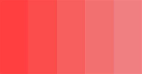 Coral Red Gradient Color Scheme » Monochromatic » SchemeColor.com