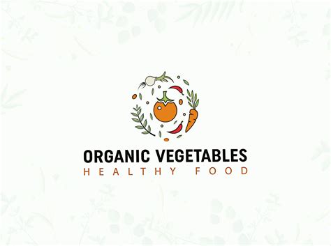 Organic Vegetables Logo by Trusted IT Institute on Dribbble