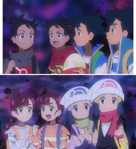 Pokémon(2019), ep 90. Goh & Goh, Ash & Ash, Chloe & Chloe, Dawn & Dawn in 2022 | Pokemon ...