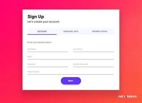 9 Form Design Best Practices | Form UX Examples | Net Solutions