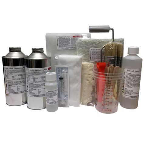 2m² - 2kg Fibreglass Repair Kit - Inc Material & Tools