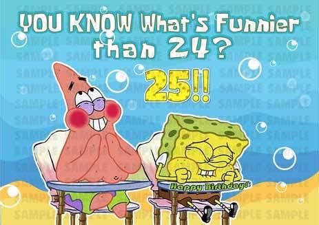 Buy Spongebob Whats funnier than 24 Edible Image Cake Topper Party 1/4 Icing Sheet Online at ...