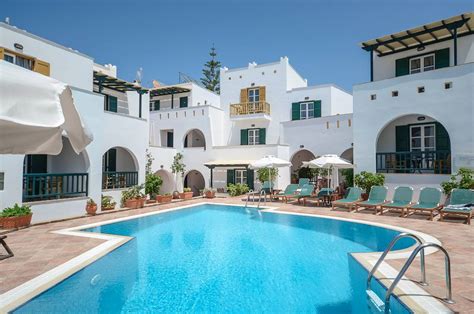 Hotel Spiros on Naxos Island Greece at Saint George Beach in Naxos Town ...