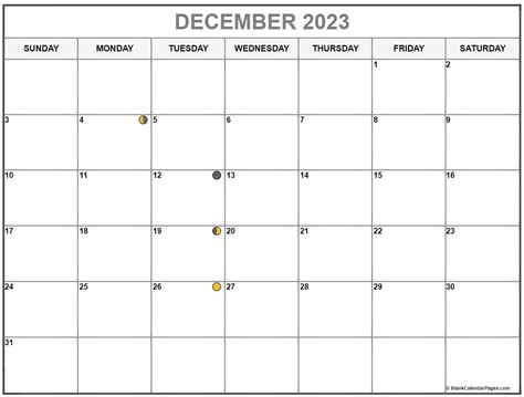 Lunar Calendar December 2023 - Get Calendar 2023 Update