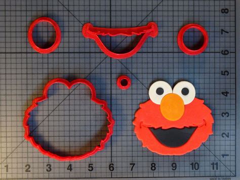 Sesame Street - Elmo 266-B039 Cookie Cutter Set | JB Cookie Cutters