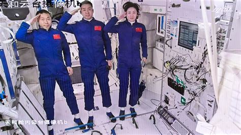 3 Chinese Astronauts Arrive at Tiangong Space Station