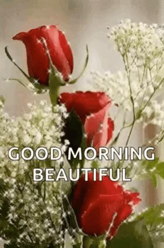 Good Morning Flowers GIF - Good Morning Flowers Sparkles - Discover & Share GIFs