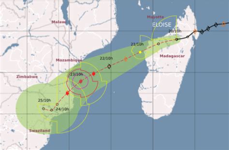 Tropical Storm Eloise: 'Extreme rainfall' NOW LIKELY to hit South Africa