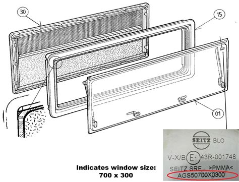 Diagram Dometic S4 Window, Frames & Glazing | CaravansPlus