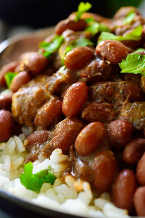 Vegan Red Beans and Rice with Smoky Mushrooms - Cilantro and Citronella