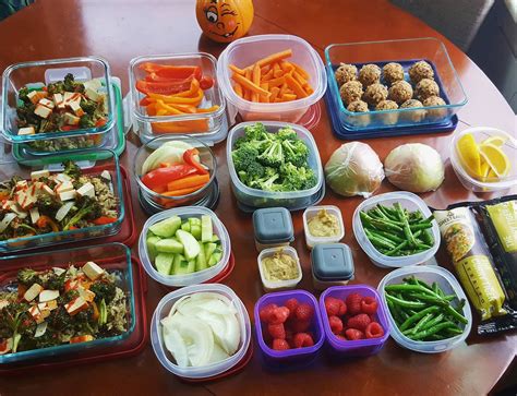 vegetarian/ mostly plant-based meal prep! : MealPrepSunday