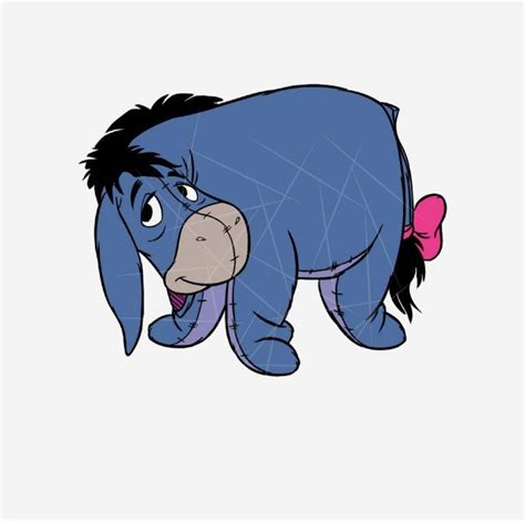 Eeyore is sad PNG Free Download - Files For Cricut & Silhouette Plus Resource For Print On Demand