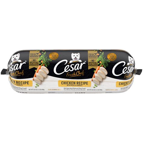 CESAR FRESH CHEF™ Refrigerated Dog Food Chicken Recipe with Peas and ...