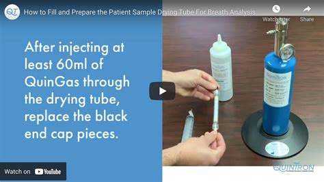 How To Fill/Prep Sample Drying Tube For Analysis | QuinTron