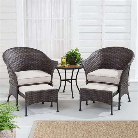 Mainstays Arlington Glen 5-Piece Outdoor Furniture Patio Leisure Set ...