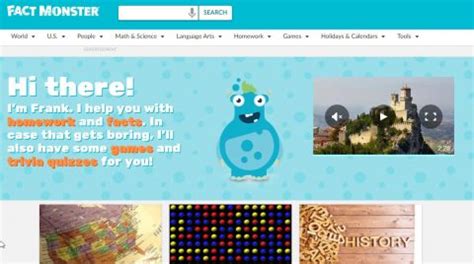 Fact Monster is a reference site designed for kids – #Eduk8me