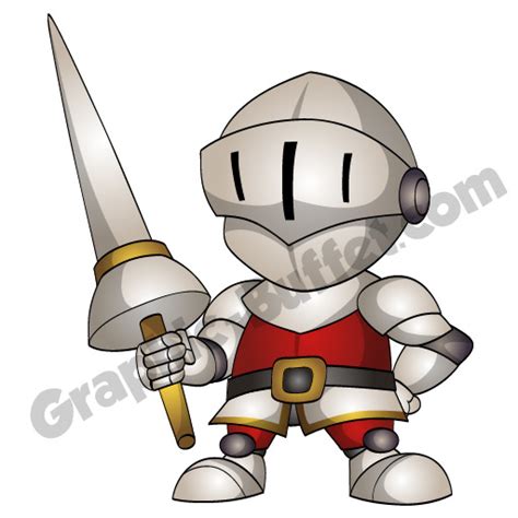 Animated Game Characters: Knight | Indie Game Graphics Graphic Buffet