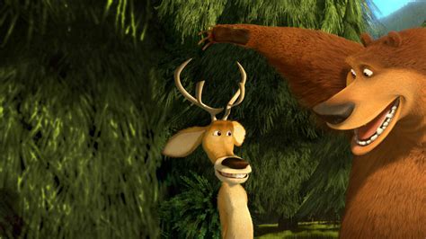 Download Endearing Boog And Elliot Open Season Wallpaper | Wallpapers.com