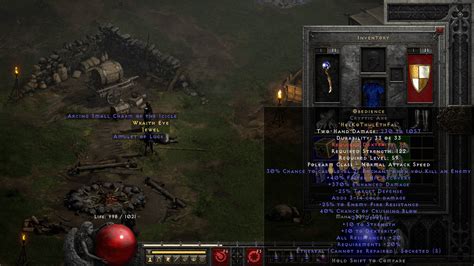 Does Obedience enchant work on Merc? : r/diablo2