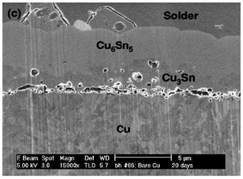 Kirkendall voids in intermetallic solder layers | Download Scientific Diagram