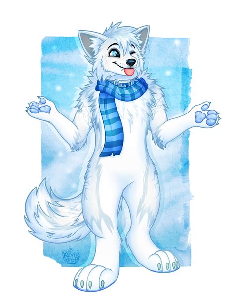 Snow Days 🌨 ️ (art: me, KoviePup) : r/furry