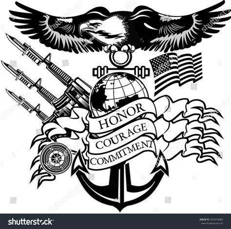 78 Eagle Globe And Anchor Stock Vectors, Images & Vector Art | Shutterstock