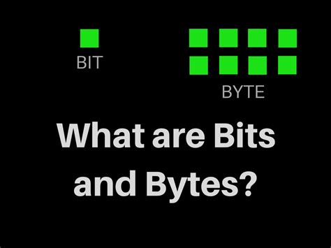 Understanding what are Bits and Bytes And the Difference between them. - Studytonight