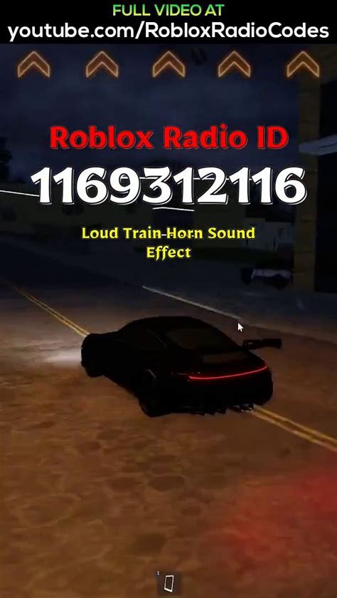 Loud Train Horn Sound Effect Roblox Code | Roblox, Sound effects, Roblox codes