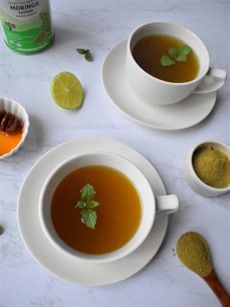 Moringa Tea Recipe | Sip everday to Burn Fat easily - Palate's Desire