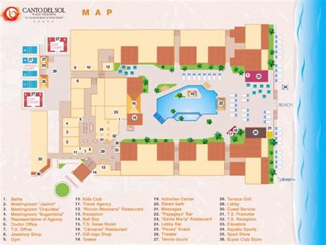 Resort Map | Canto Del Sol Plaza Vallarta | Puerto Vallarta, Mexico