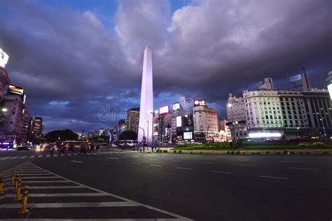 Buenos Aires Argentina Avenida 9 De Julio, 9 July Avenue, with the ...