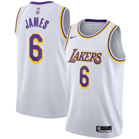 Los Angeles Lakers Nike Association Swingman Jersey - LeBron James - Youth