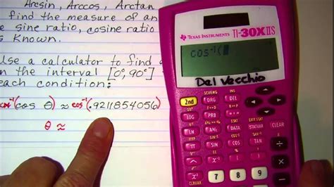 Finding Angle Measures using a Calculator - YouTube