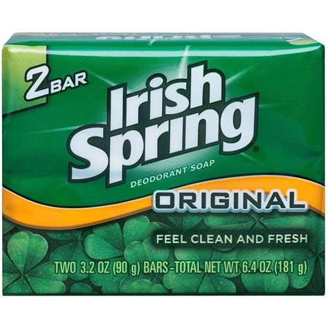 Irish Spring 3.2 oz. Body Soap Bar (2-Pack)-14424 - The Home Depot